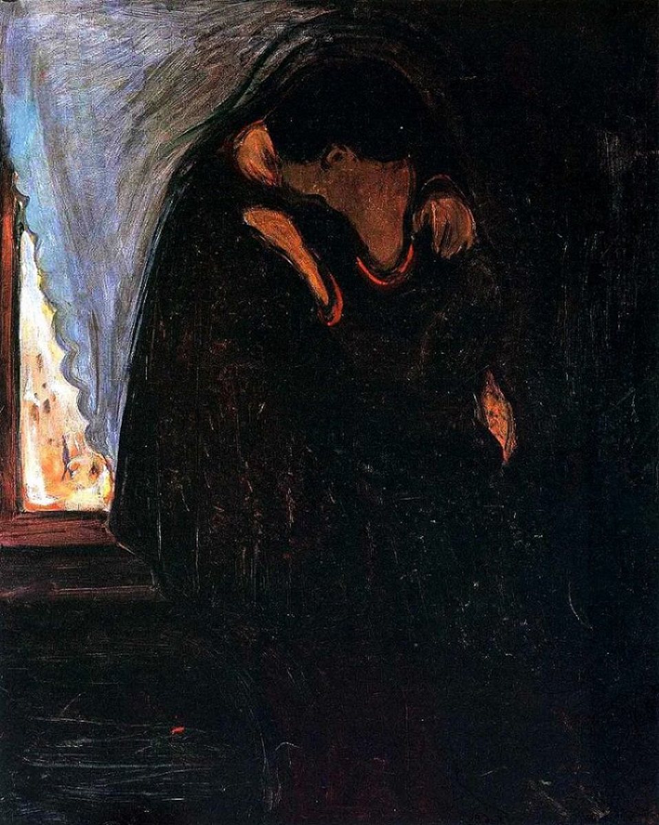 Edvard Munch's "The Kiss by the Window"