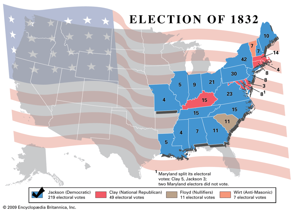 1832 ELECTION RESULTS