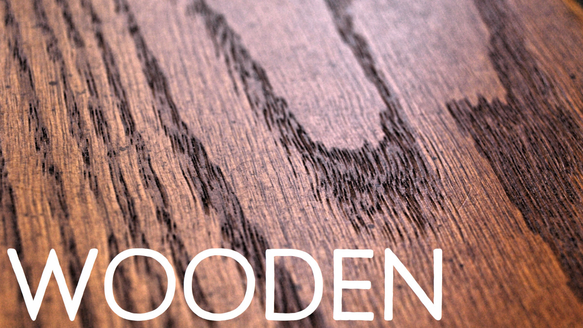 Wooden is a commonly used texture. 