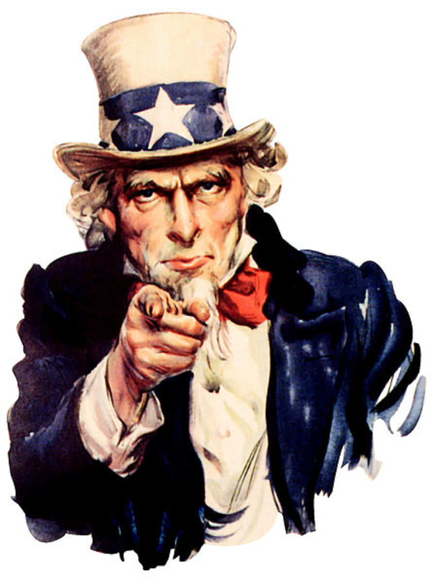 . . . and Uncle Sam Wants You Too! Painting by James Montgomery Flagg for US Government 1916/17