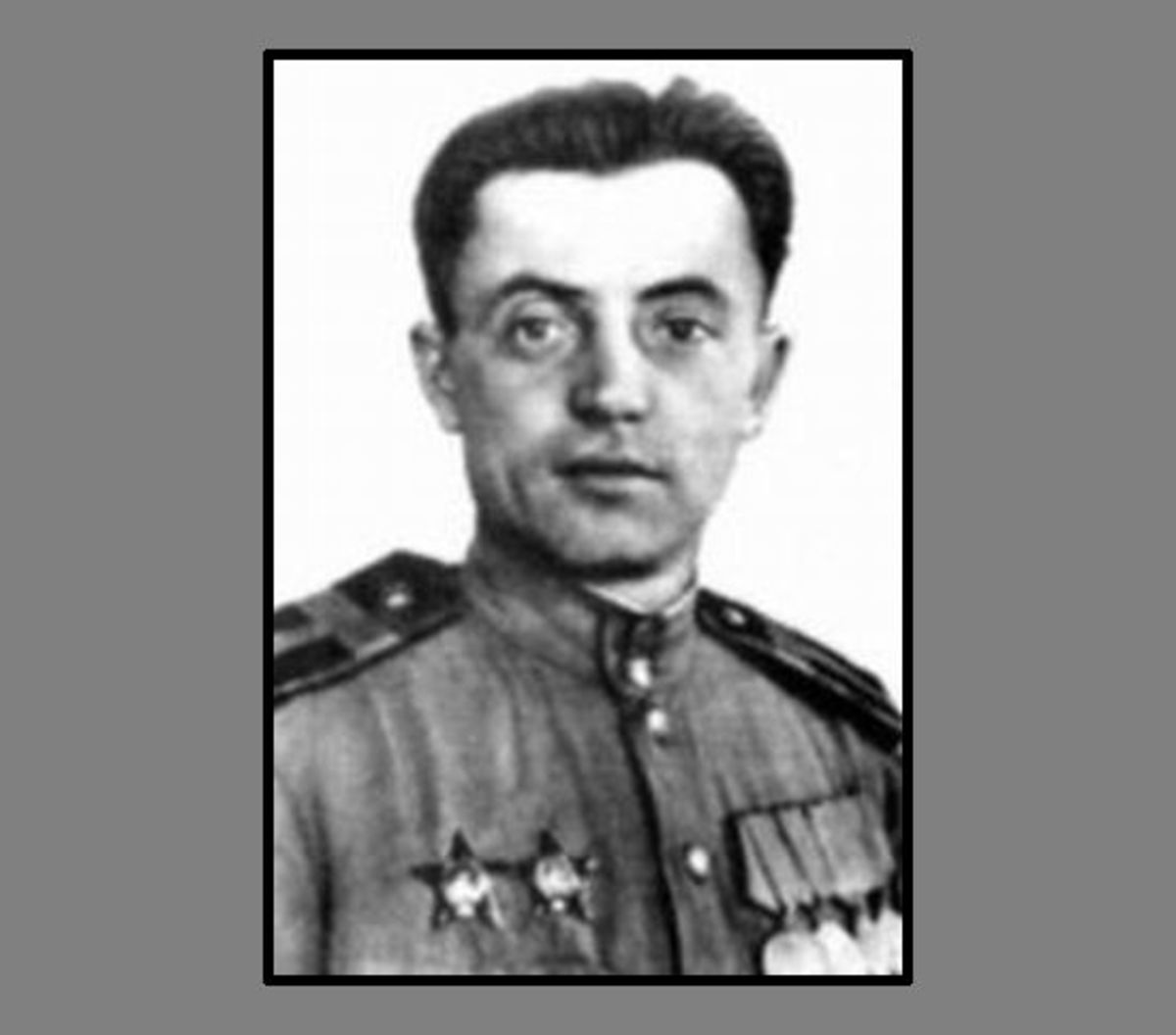 WWII: Yakov Fedotovich Pavlov (October 4, 1917 - September 29, 1981) was a Hero of the Soviet Union (June 27, 1945) for his heroism defending "Pavlov's House" during the Battle of Stalingrad. 1945. 