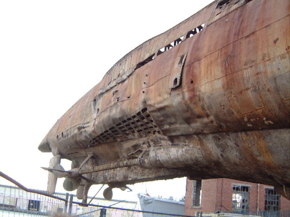 German U-Boat, Historic Ships Display, Birkenhead, Liverpool.