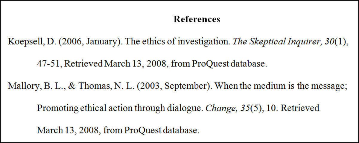 endnote citation style examples