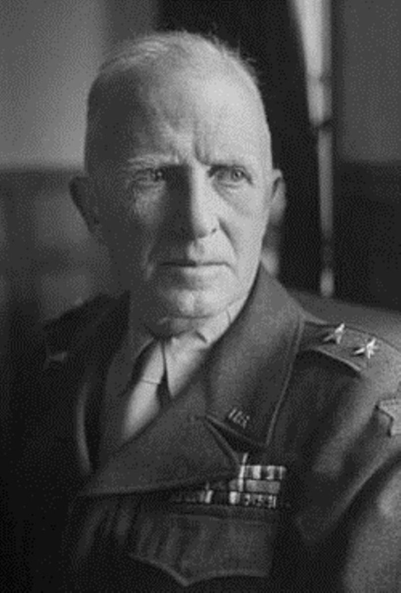 Gen. Orlando Ward. The seemingly mild mannered Ward became involved in controversy during the North African Campaign and the target of Patton's ire.