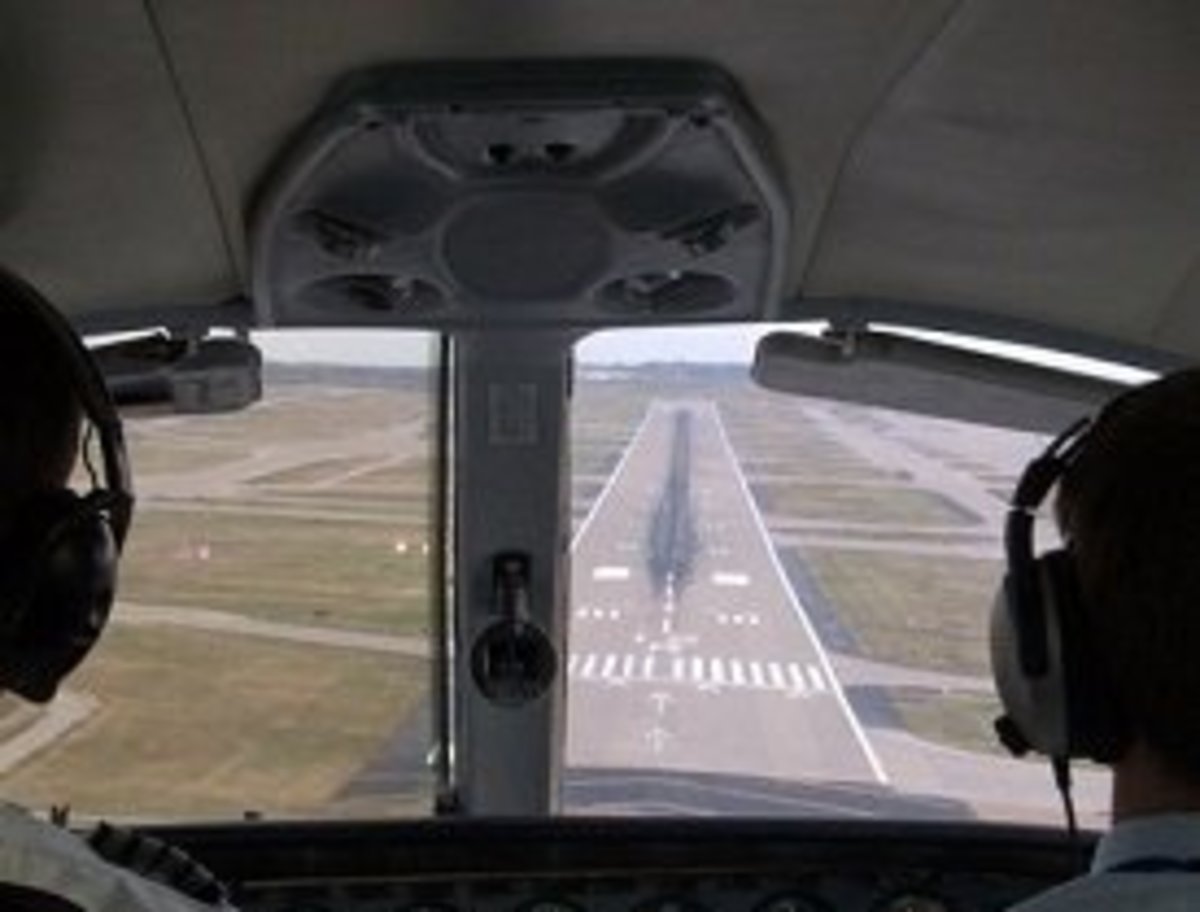 Aeroplane Landing