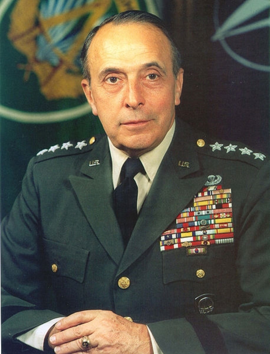General Lyman Louis Lemnitzer, United States Army (b. Aug 29, 1899, d. Nov 12, 1988), Chairman of the Joint Chiefs of staff (1960 - 1962), Supreme Allied Commander, Europe (1963 - 1969) 