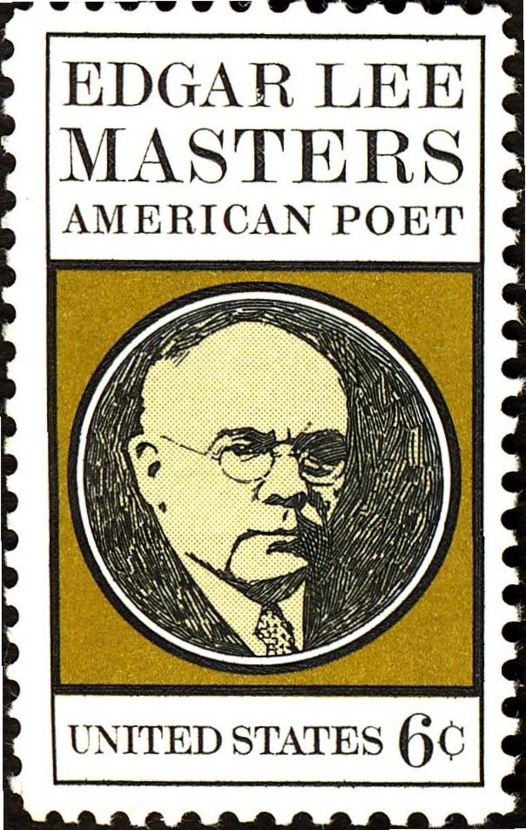 Edgar Lee Masters - Comemorative Stamp 