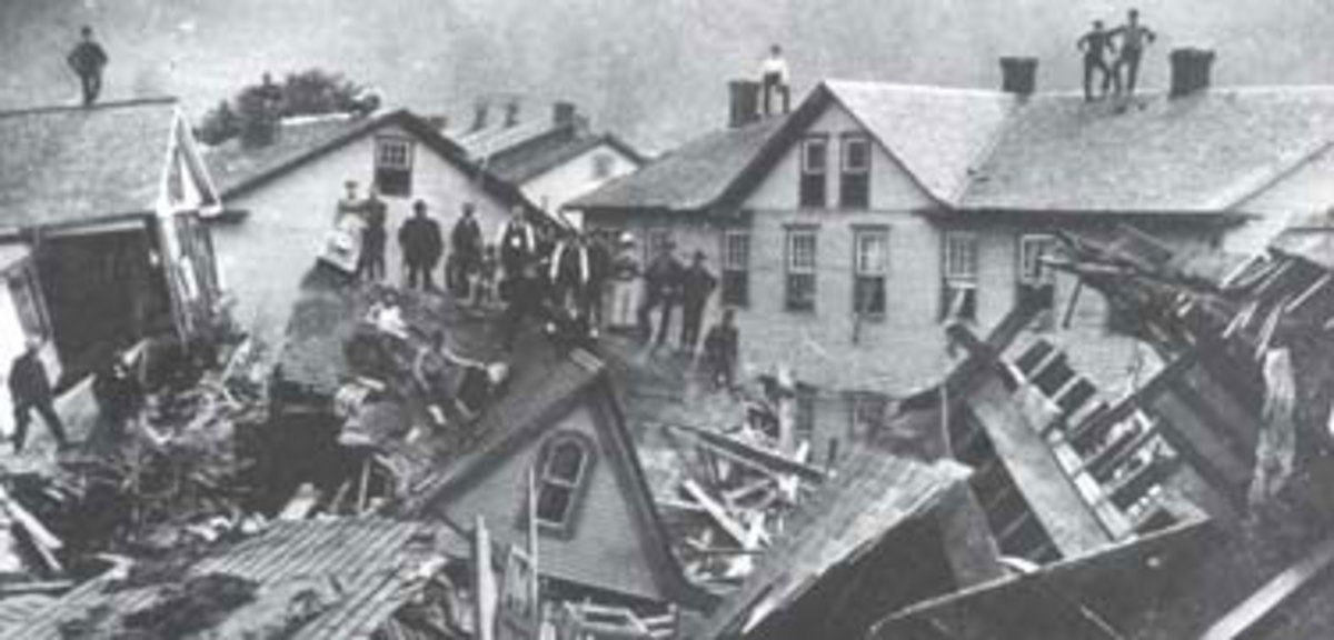 Destruction at Johnstown