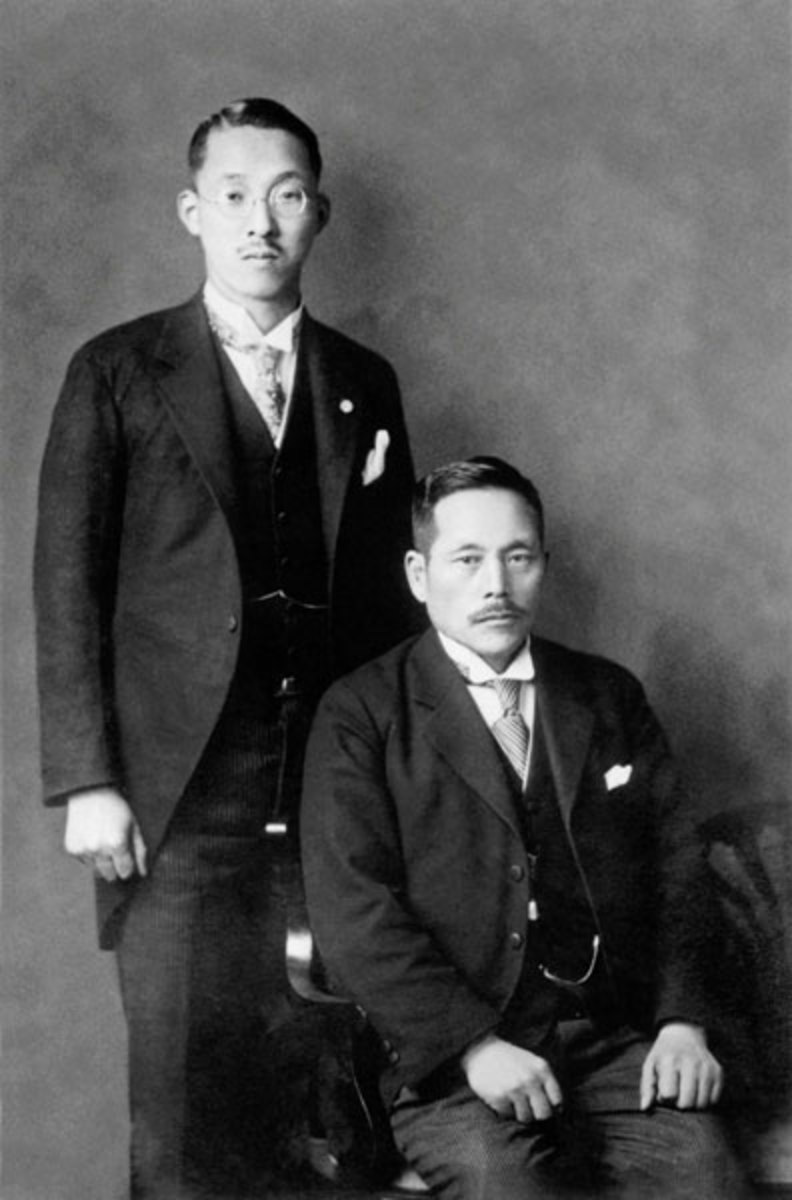 Tsumesaburo Makiguchi and Josei Toda, founders of Soka Gakkai