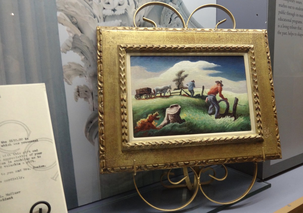 Thomas Hart Benton painting gifted to Winston Churchill by Westminster College