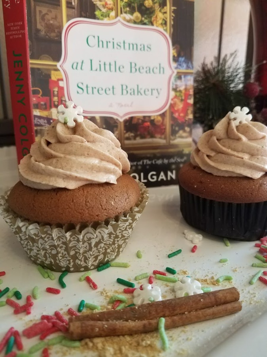 Chocolate gingerbread cupcakes with cinnamon ginger spice frosting