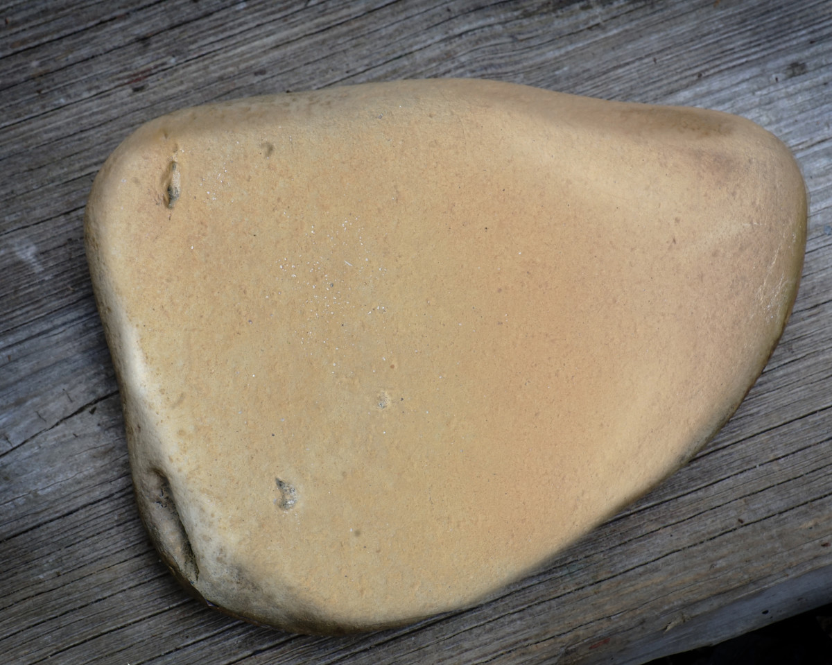 Claystone found along Lake Michigan beaches