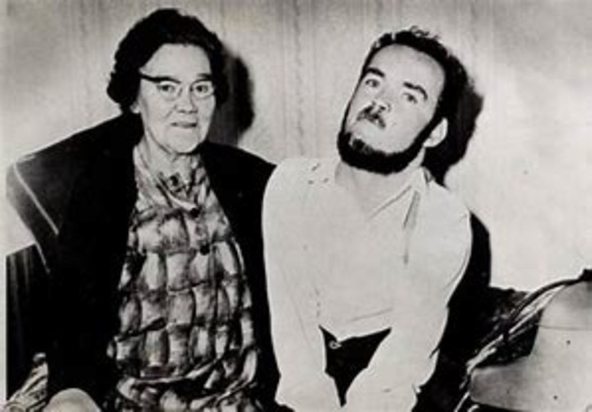 Christy Brown and his mother