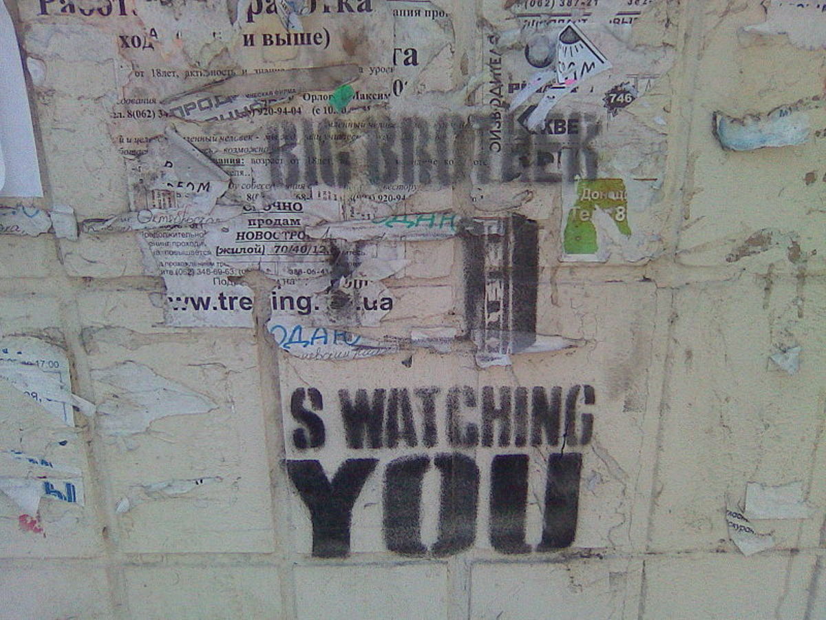 "Big Brother is watching you."