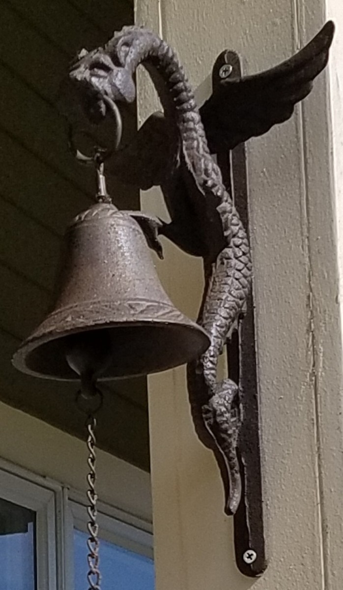  This dragon bell is the perfect tool for ringing in awareness of our shadow selves, the darker side of consciousness that needs to see the light sometimes.
