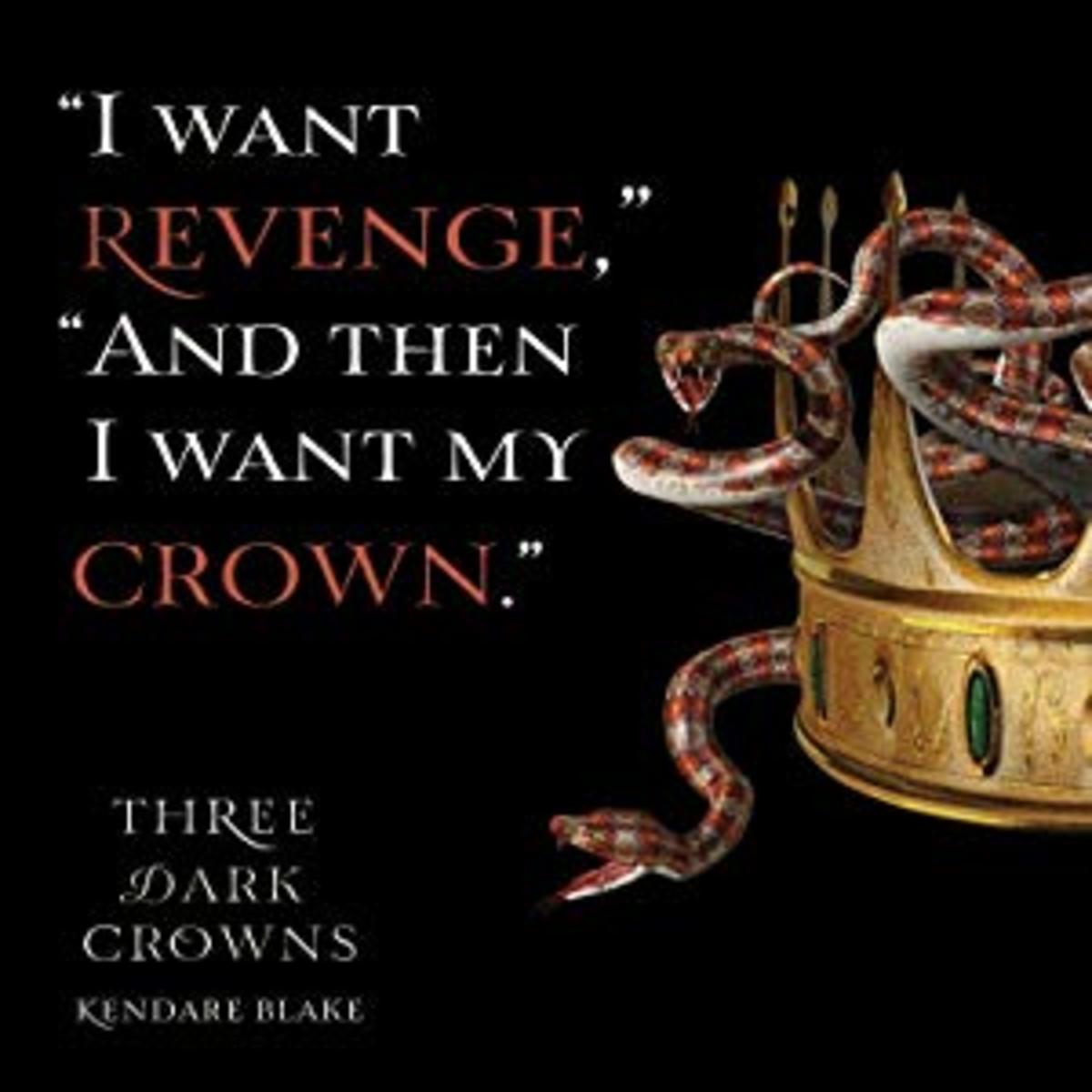 "Three Dark Crowns" is an easy read. 