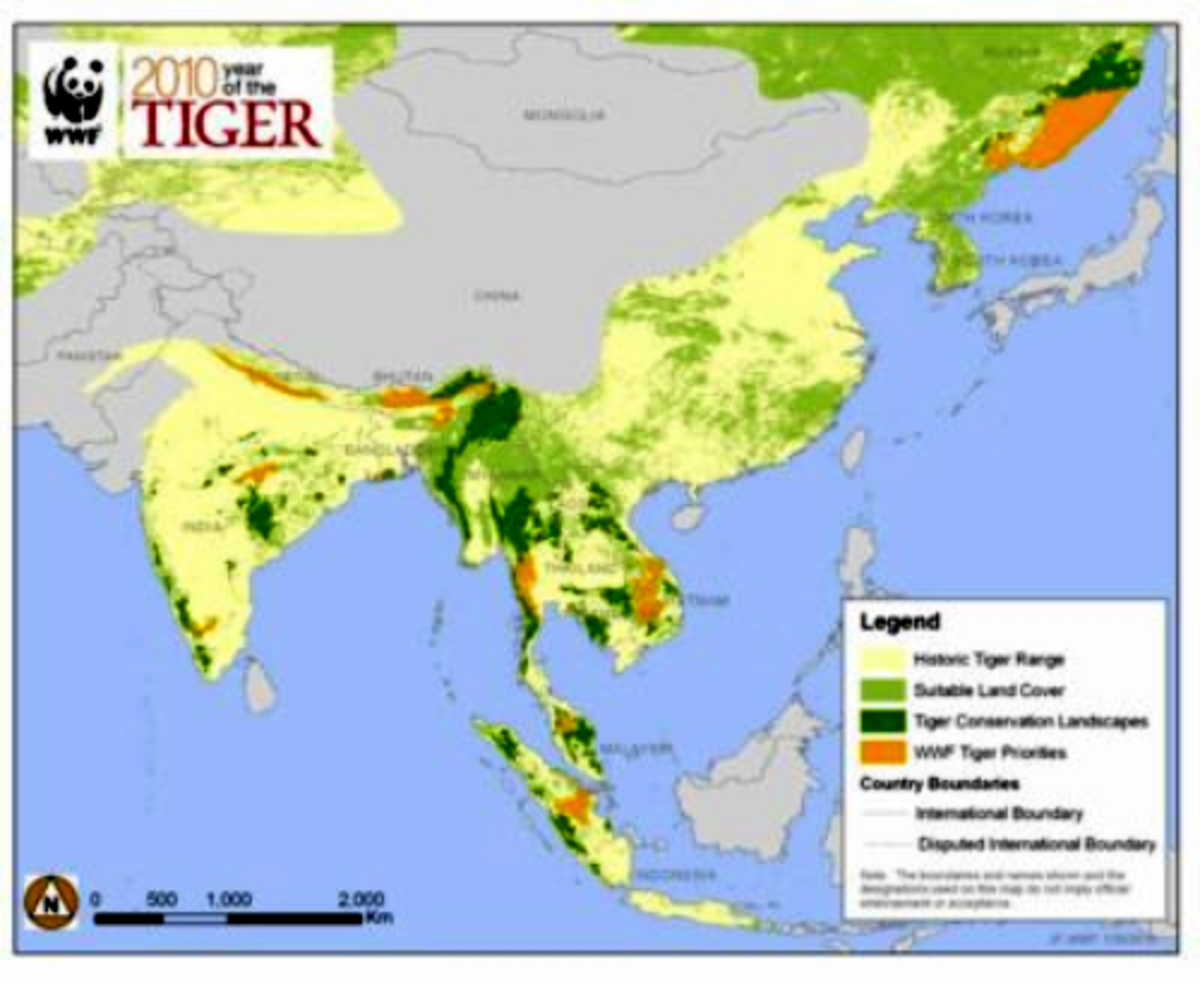 Tiger Habitat Map