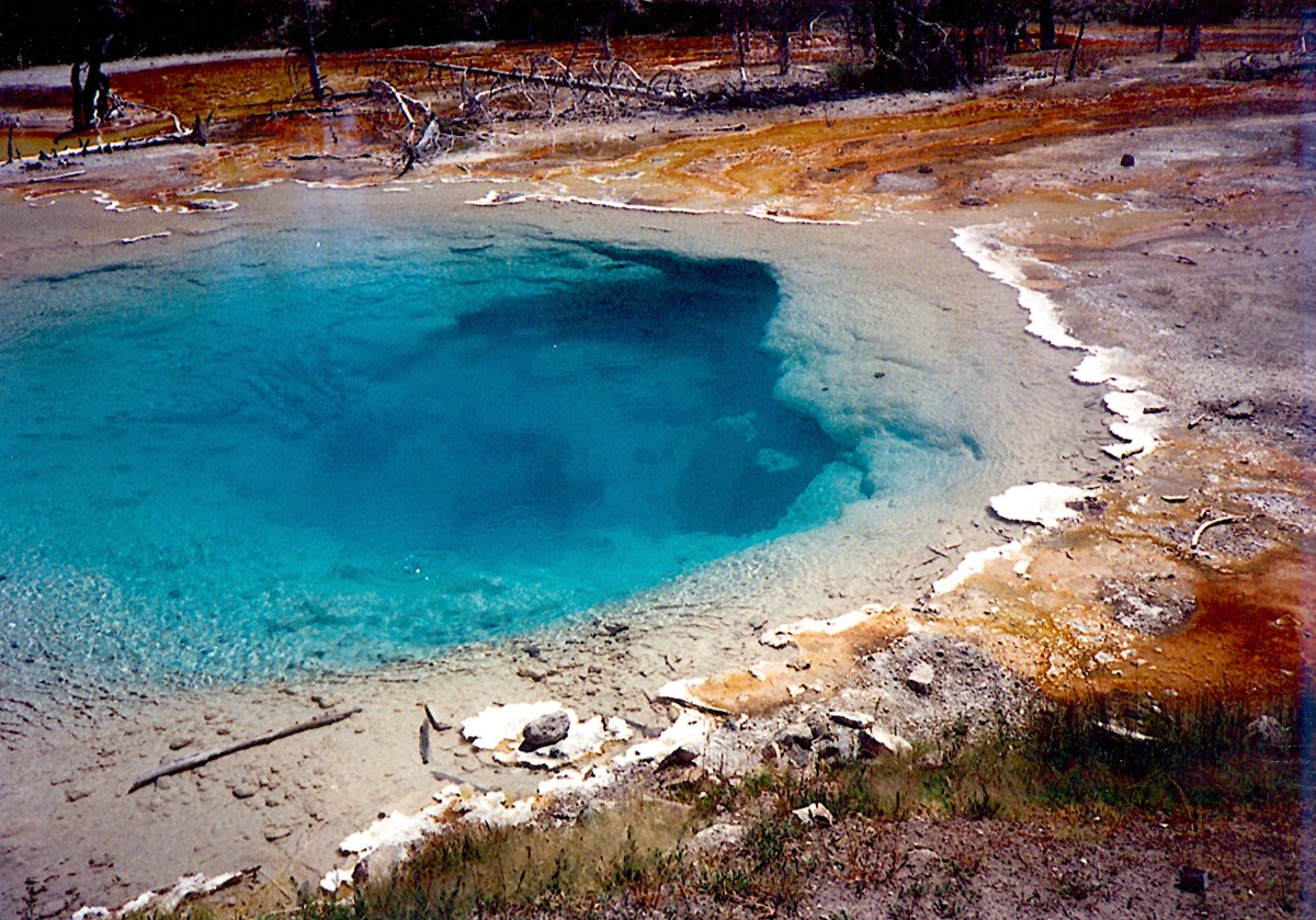 Colorful Yellowstone National Park
