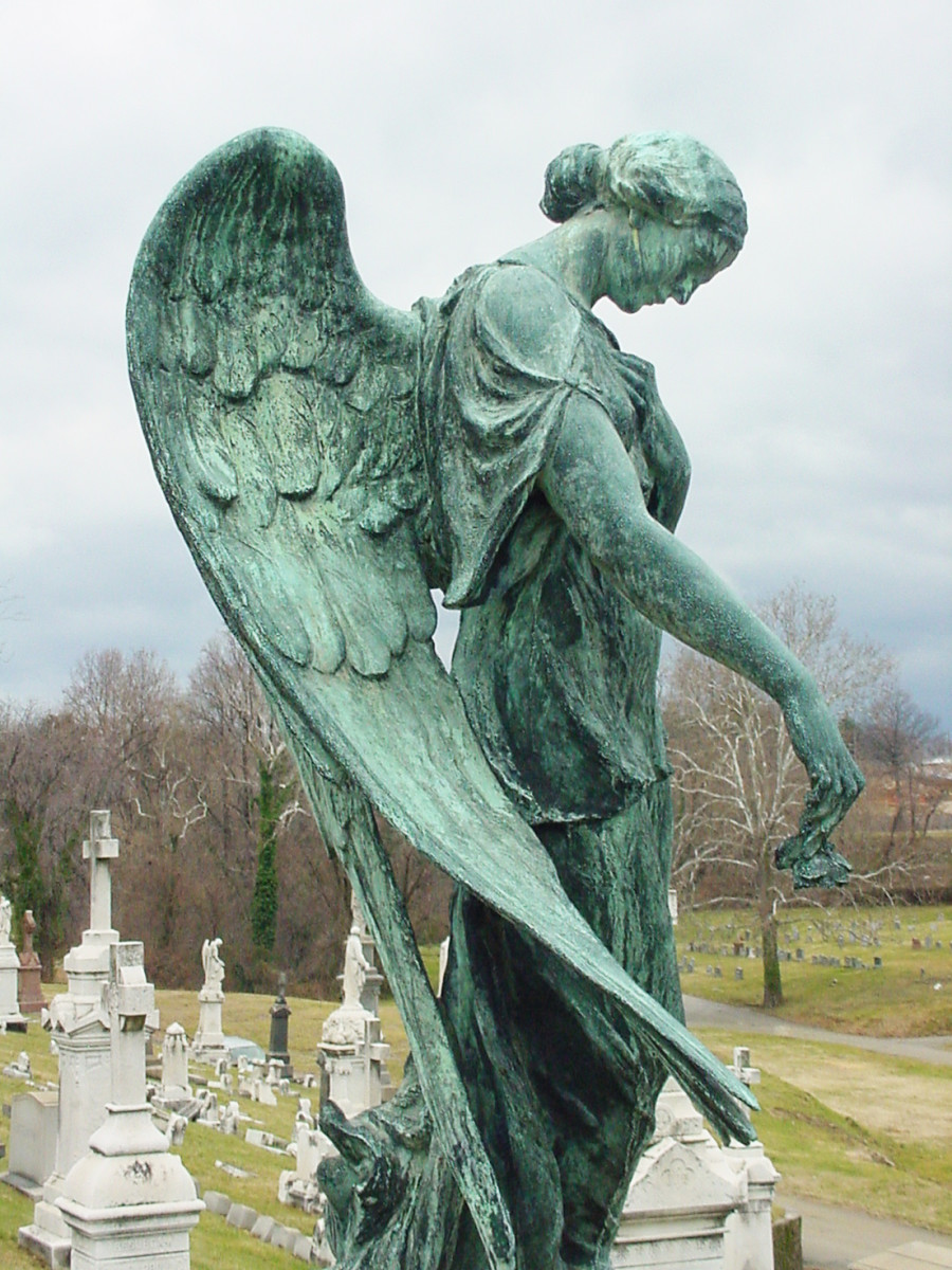 Angel Statues For The Cemetery At Jaime Trujillo Blog