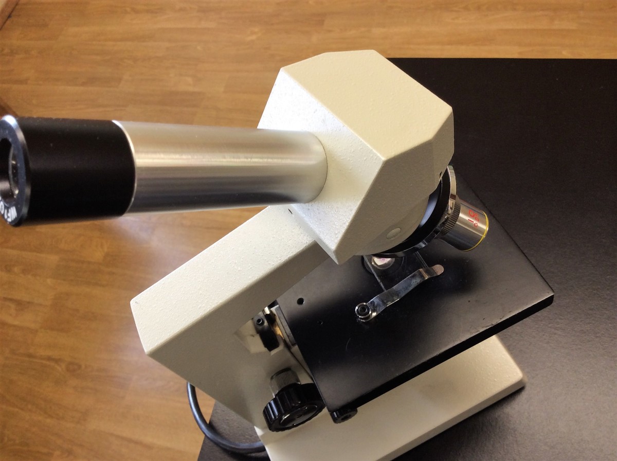 A monocular microscope used by my students