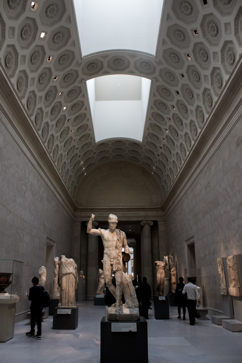 Where we view art affects how we interpret art. The museum setting encourages us to appreciate the formal qualities of a piece that we may not be likely to notice in a different setting. (Above: Metropolitan Museum of Art)