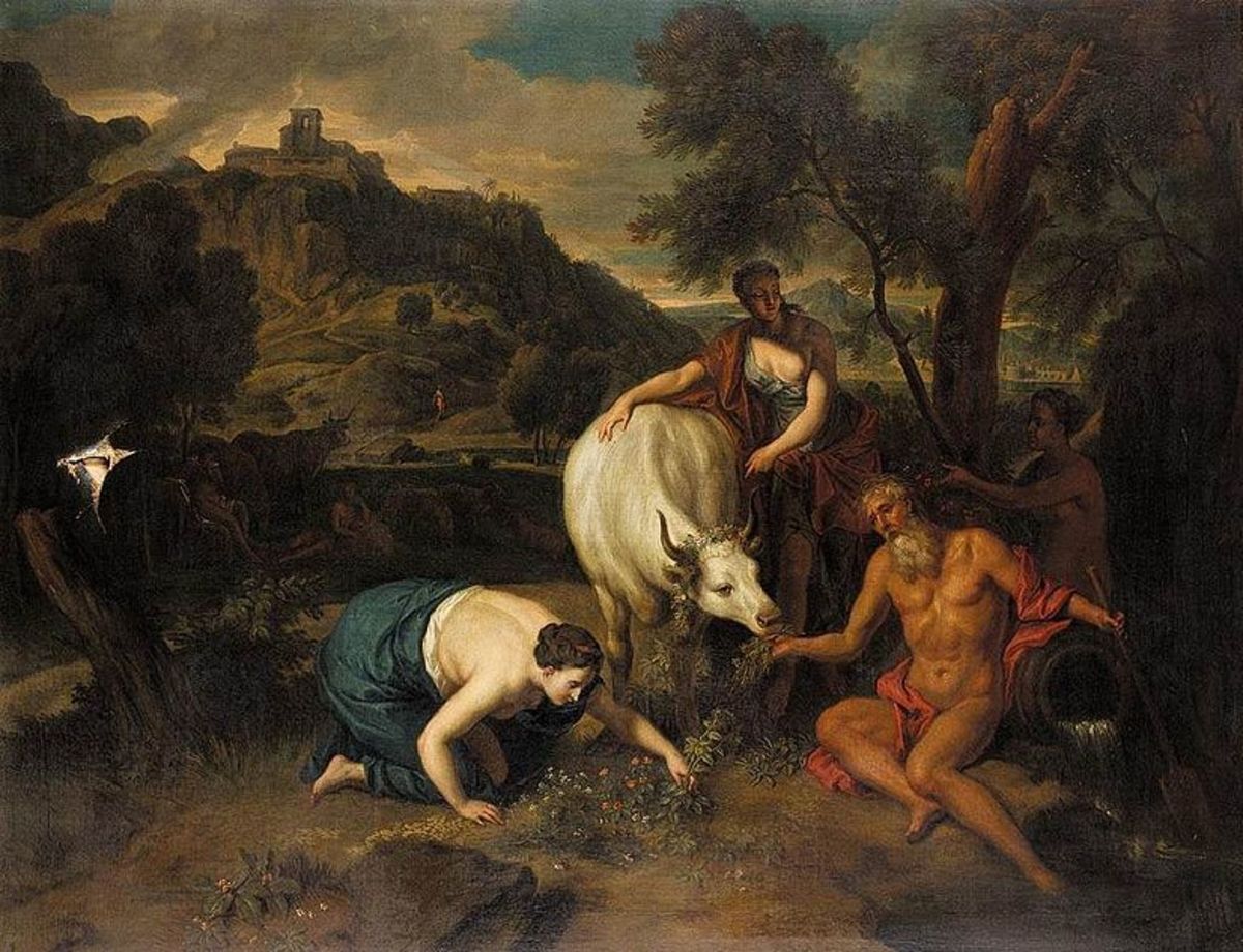 Io recognised by her father, by Victor Honore Jansens (1658 -1736)