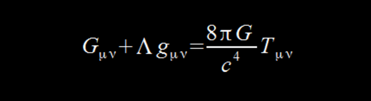 Einstein's field equations.