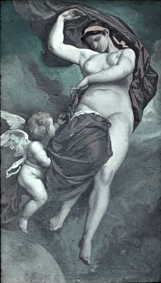 Gaea (1875). Ceiling painting, Academy of Fine Arts Vienna