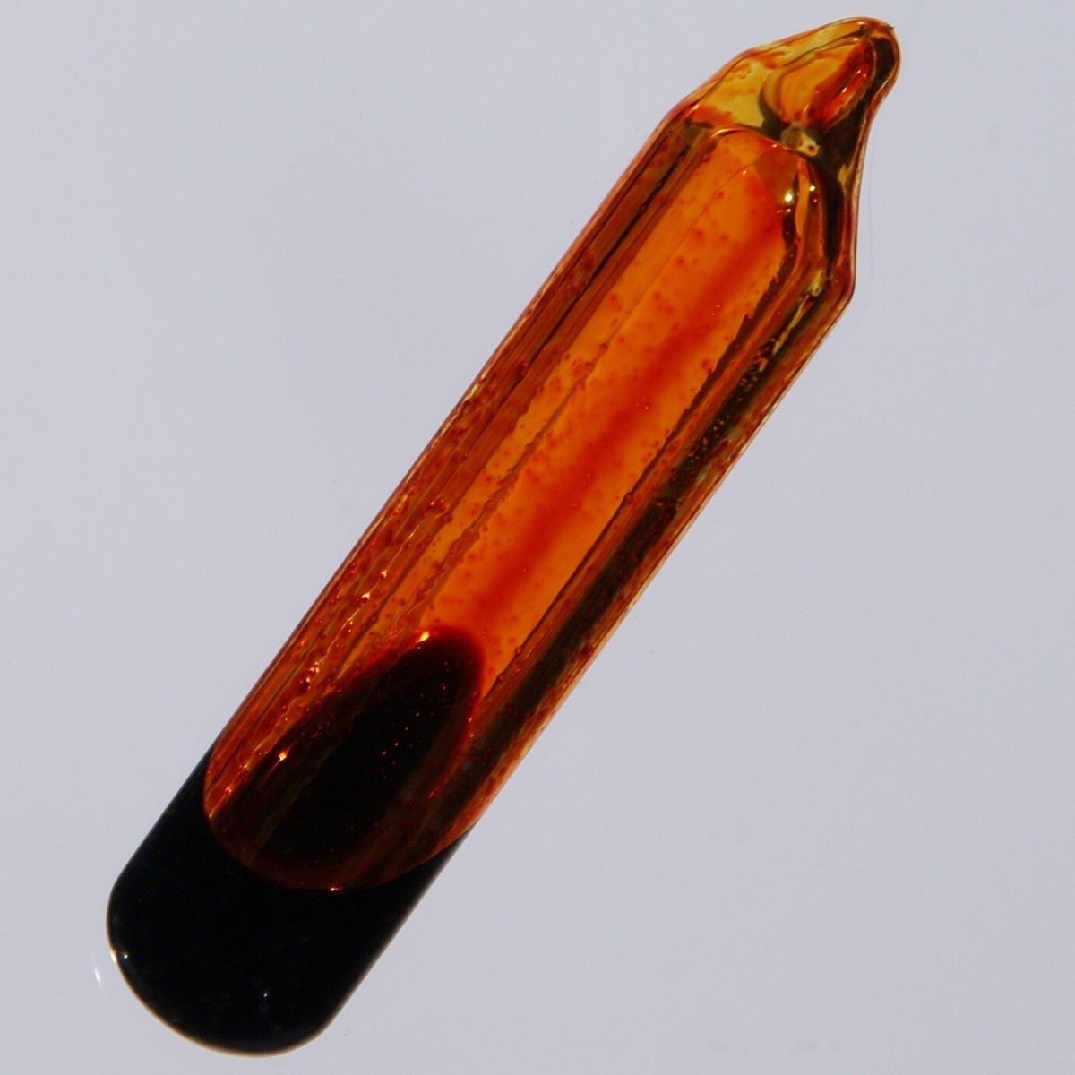 Bromine (element 35) is a dark red liquid at room temperature.