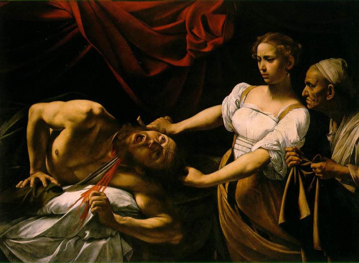 Michelangelo Merisi, known as Caravaggio, Judith Beheading Holofernes (1599), Rome Baberini Palace Michelangelo Merisi, known as Caravaggio, Judith Beheading Holofernes (1599), Rome Baberini Palace