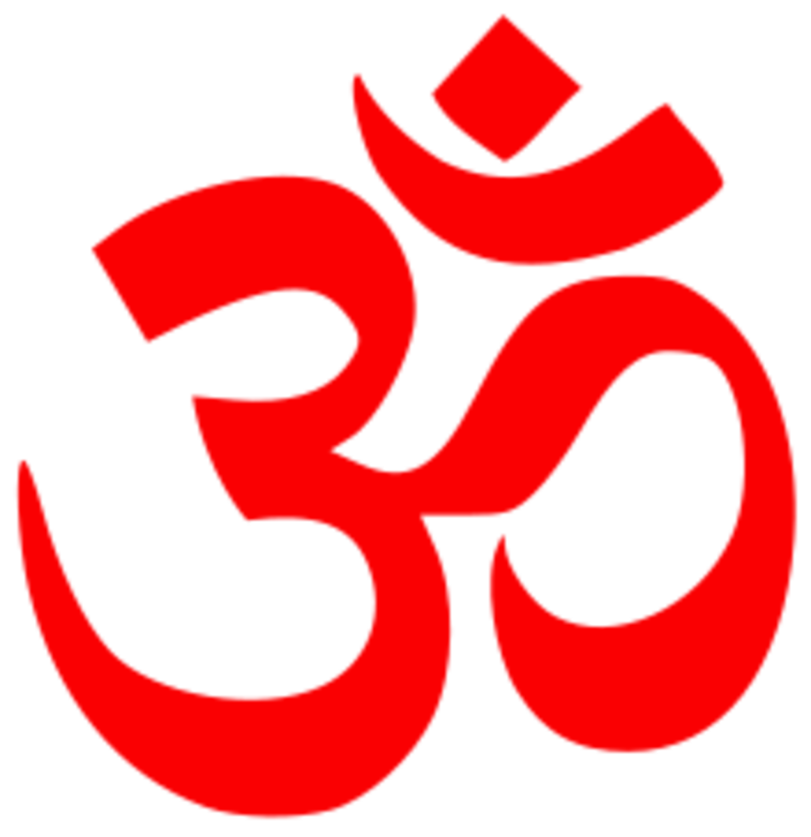 The symbol for the sound "Om."