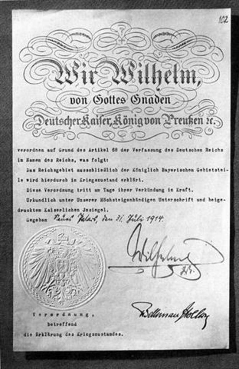 German Declaration of War