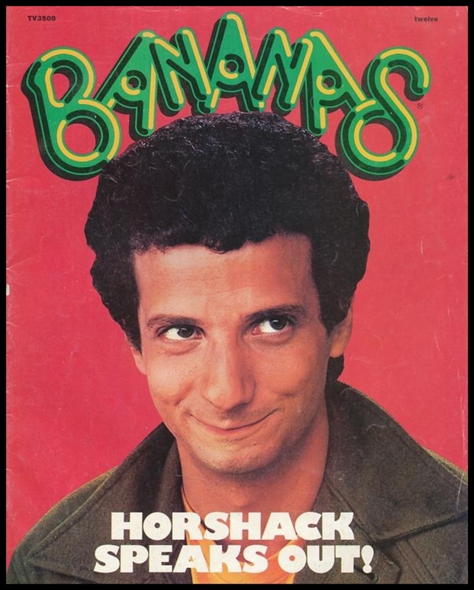 Issue #12 Bananas Magazine with Ron Palillo on the front cover.