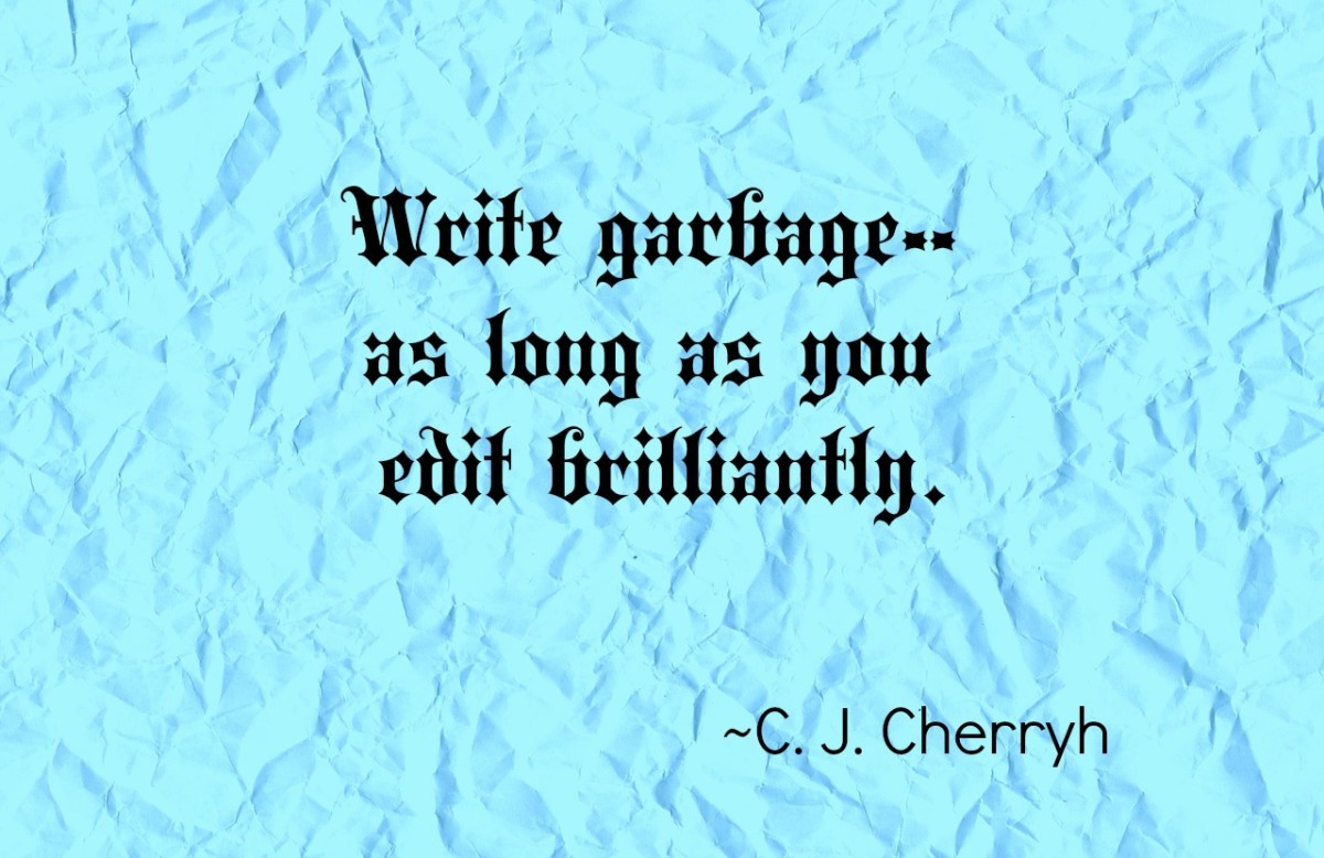 A quote about writing from C. J Cherryh.