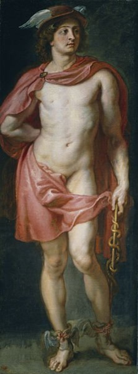 'The God Mercury' by Peter Paul Rubens (1577–1640) PD-art-100