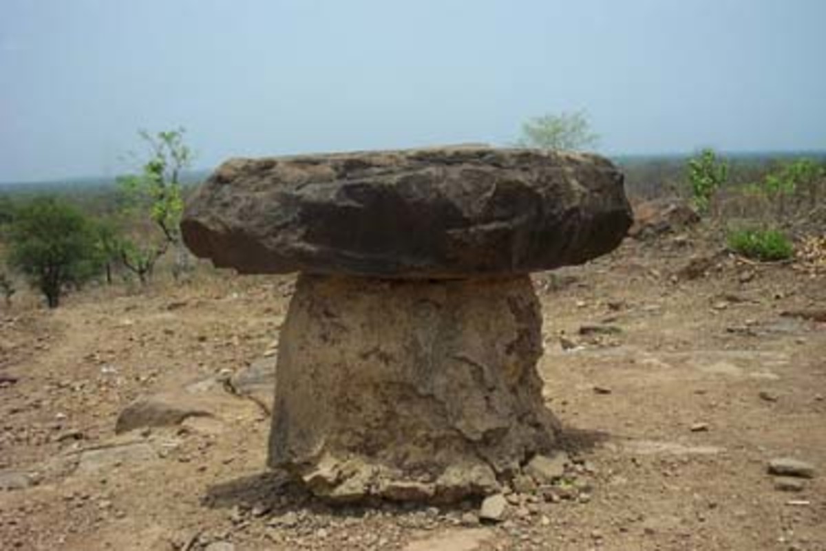 The mystic stone at Larabanga  is mostly noted for its ability to return to its original position when it is moved.