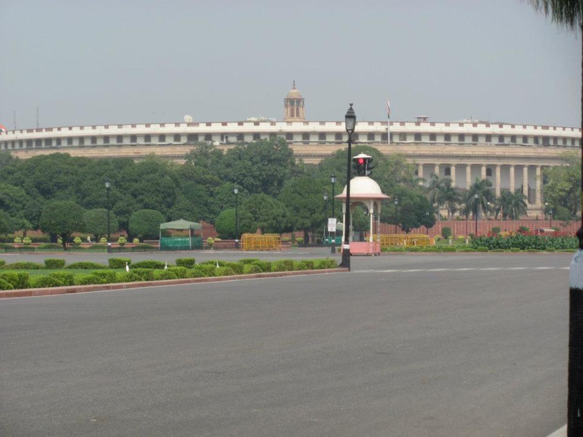 The  Indian Parliament’s Central Hall Building