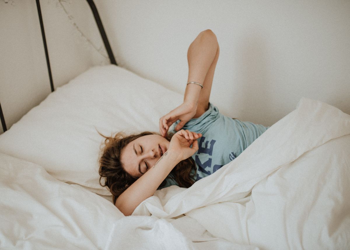 Sleeping reduces stress levels. 