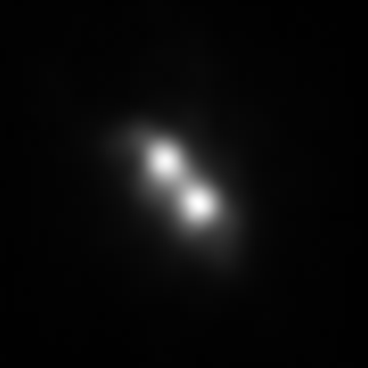 Binary asteroid thought to be one object