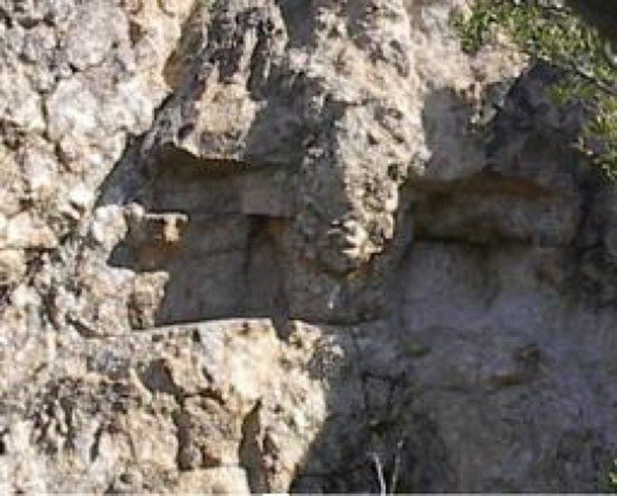 The Iron Door Mine in the Santa Catalina Mountains - the eyes of San Ramon