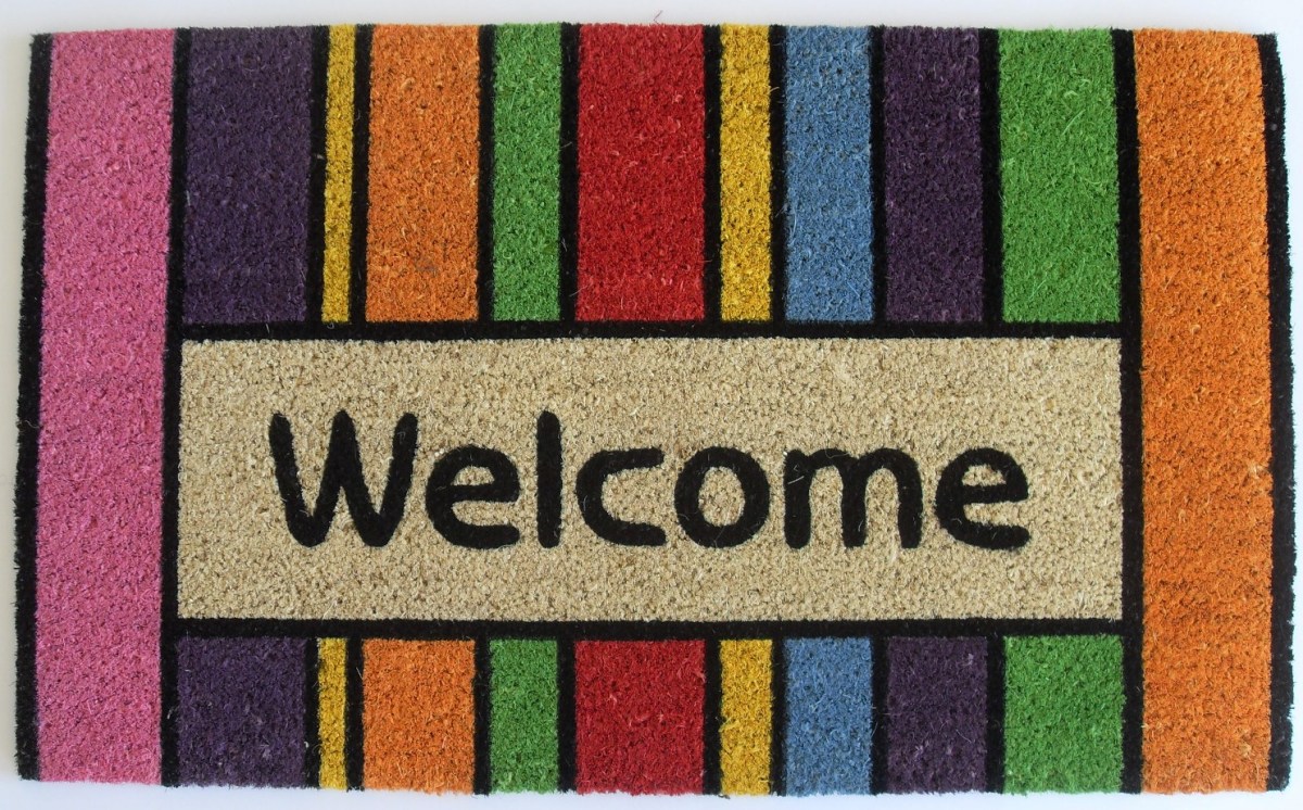 Welcome mat as an object lesson