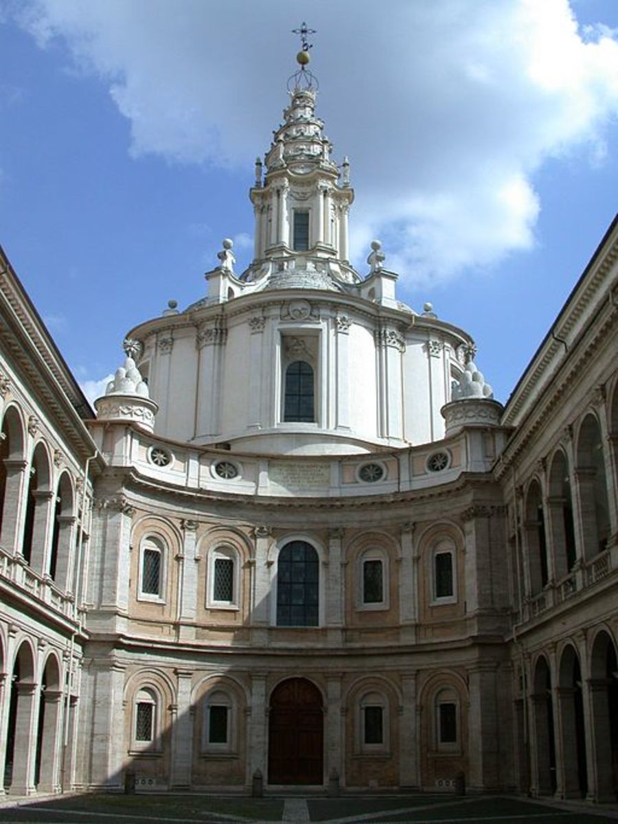 The Church of St Ivo the Wise, Rome