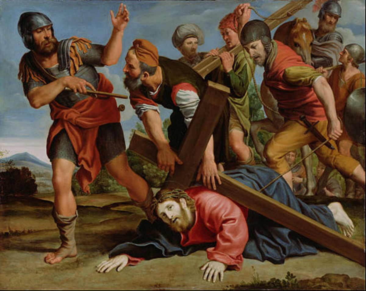 The Way to Calvary, by Domenichino