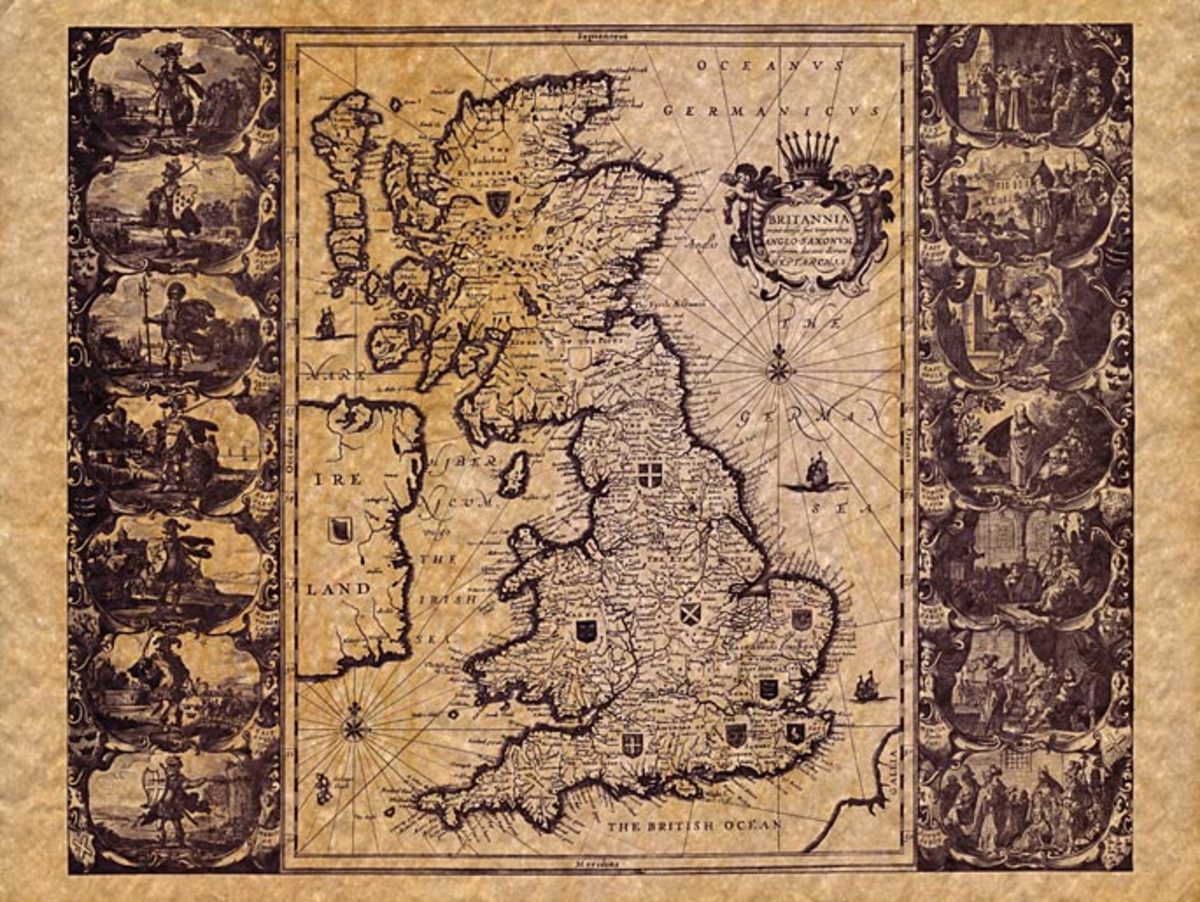 Old Map of Britain