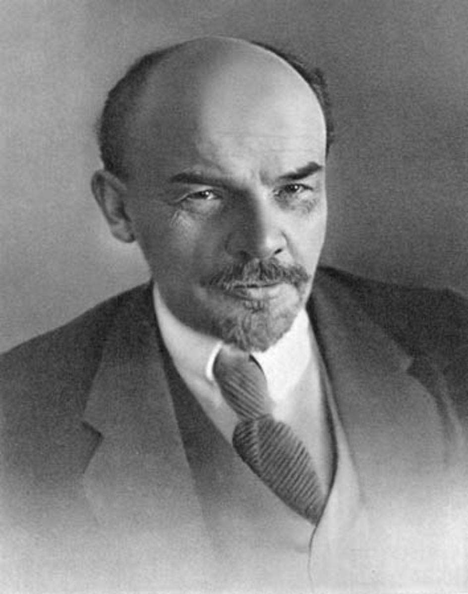 Portrait of Vladimir Lenin.