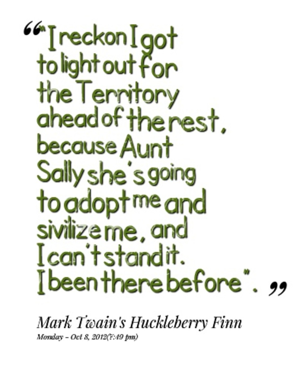 Quote from Huckleberry Finn
