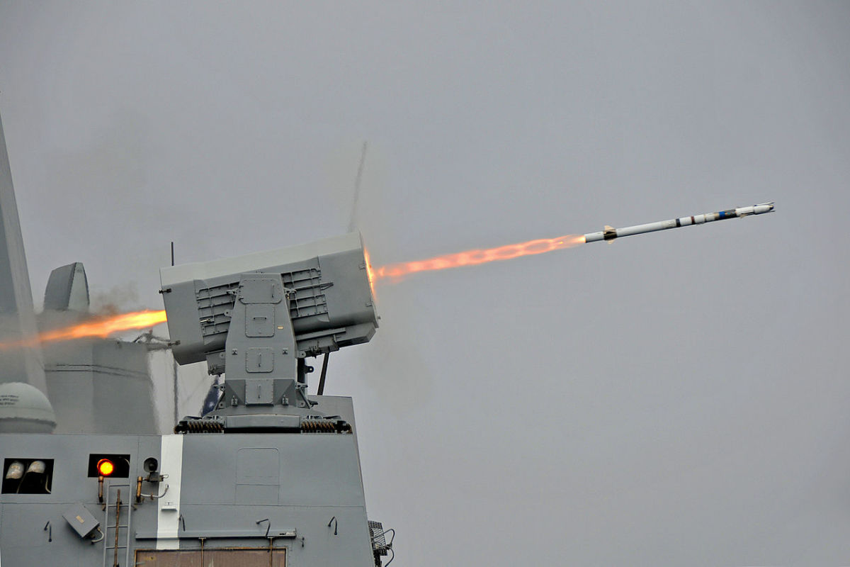RAM Missile Launch