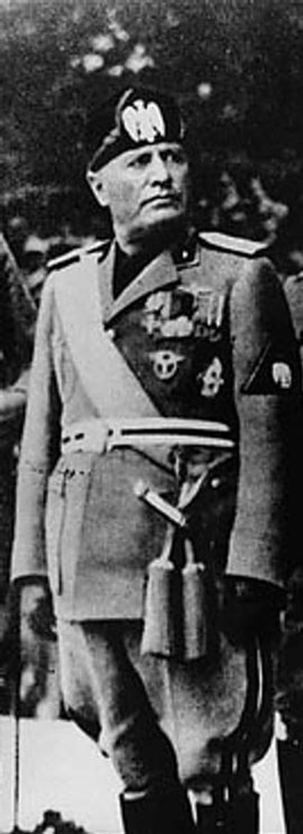 Benito Mussolini in 1937