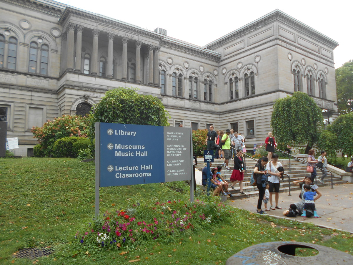The Carnegie Library in Pittsburgh, PA.
