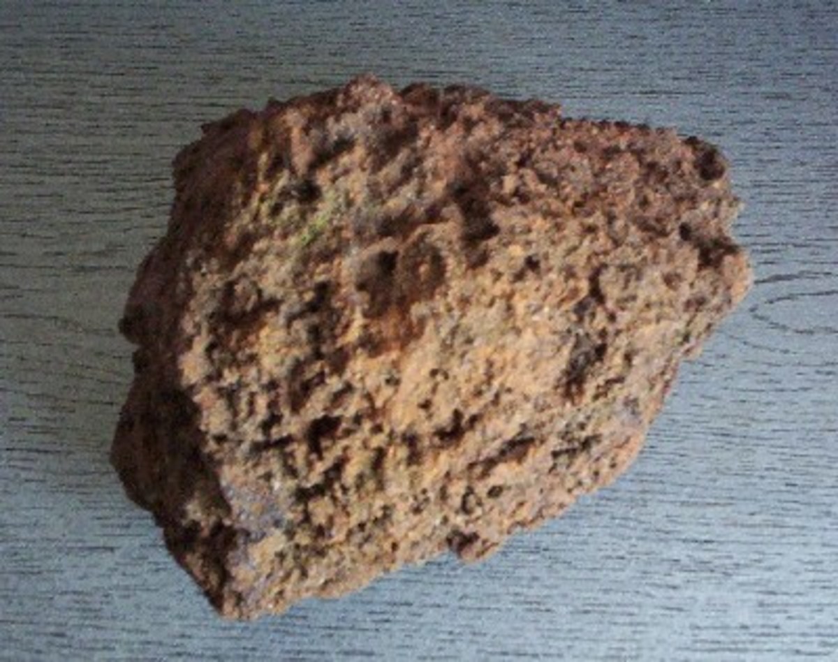 Bog ore from a forest near Zyrardow, Poland
